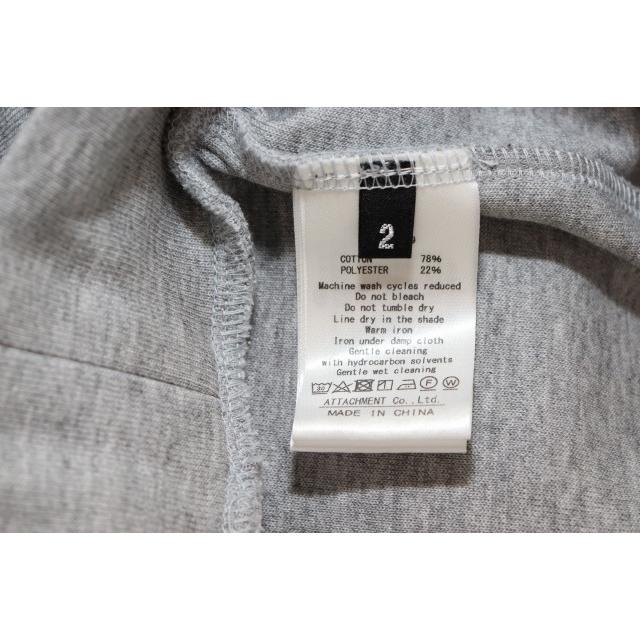 ATTACHMENT（アタッチメント） ATTACHMENT CO/PE DOUBLE KNIT SWEAT