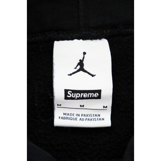 Supreme（シュプリーム） × JORDAN 24AW HOODED SWEATSHIRT BLACK M