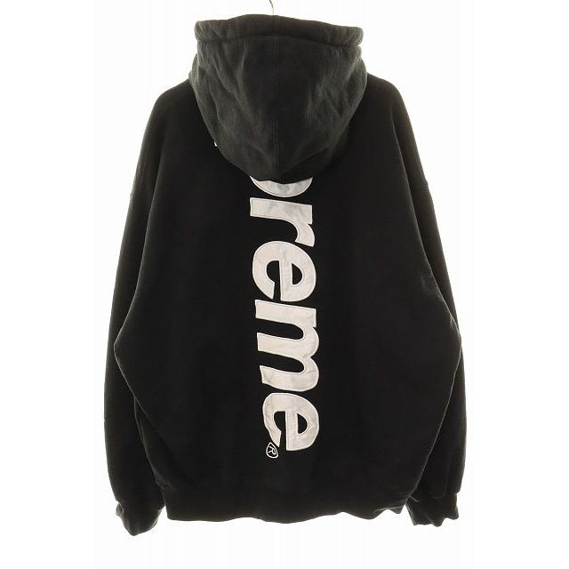 Supreme（シュプリーム） SUPREME SATIN APPLIQUE HOODED SWEATSHIRT