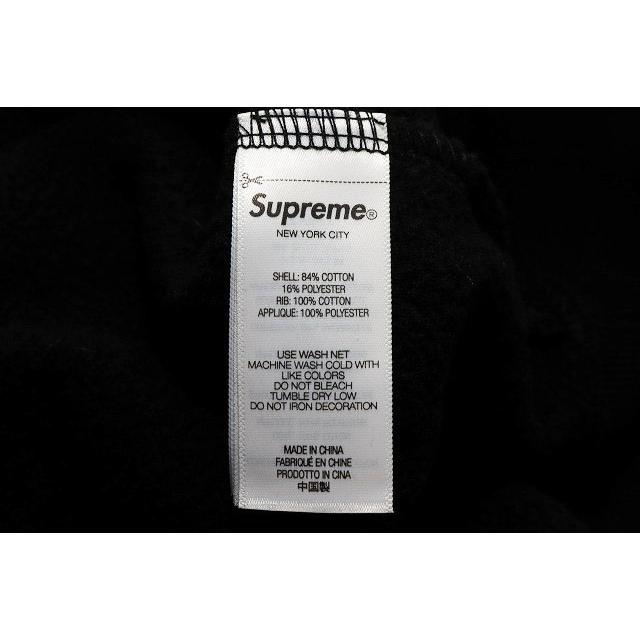 Supreme（シュプリーム） SUPREME SATIN APPLIQUE HOODED SWEATSHIRT