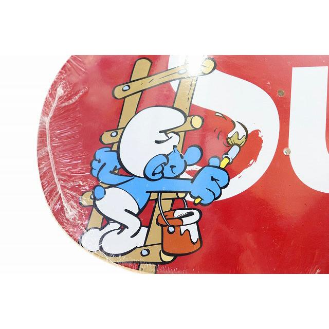 スケートボード 20aw supreme smurfs skateboard Supreme Smurfs Skateboard Red - FW20 - US
