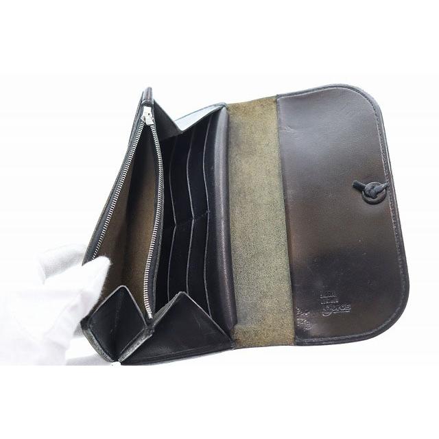 goro's ゴローズ サドルレザー コンチョ ロングウォレット ブラック長財布 ゴローズ goro's SADOLE LEATHER LONG WALLET サドルレザー コンチョ