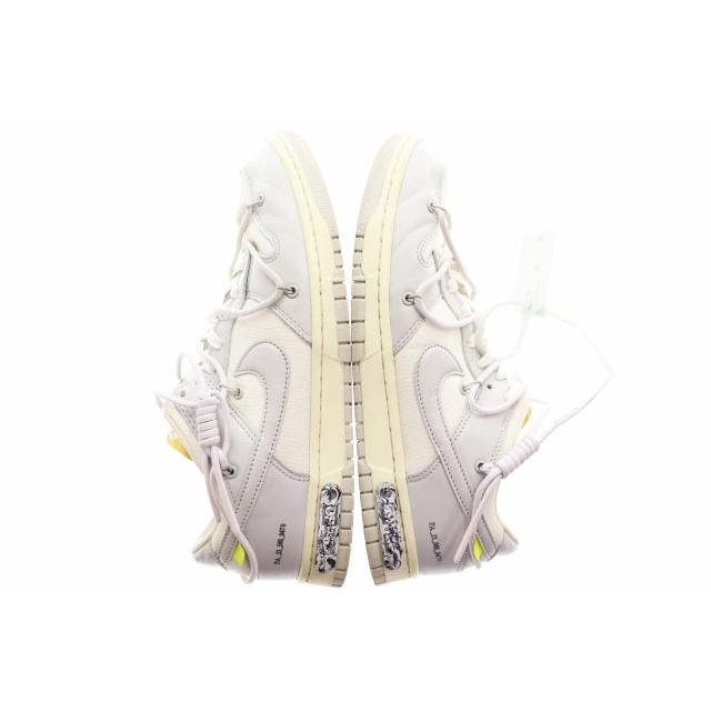 NIKE（ナイキ） × OFF-WHITE OW DUNK LOW LOT 49/50 SAIL 29cm DM1602 