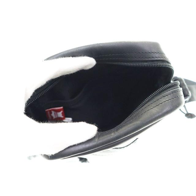 Supreme（シュプリーム） SUPREME 23AW LEATHER SHOULDER BAG BLACK