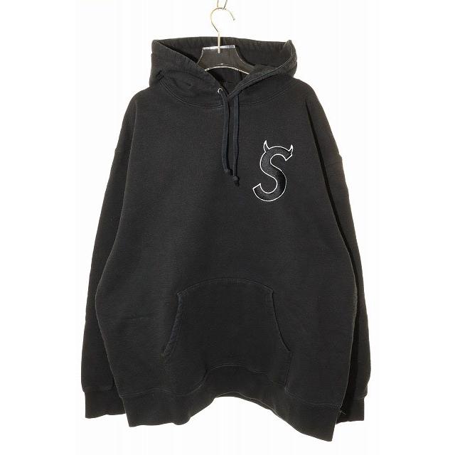 Supreme（シュプリーム） SUPREME S LOGO HOODED SWEATSHIRTS BLACK XL
