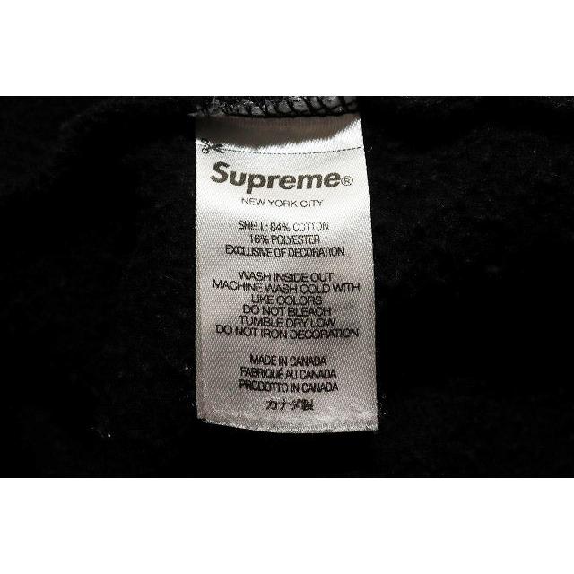 Supreme（シュプリーム） SUPREME S LOGO HOODED SWEATSHIRTS BLACK XL