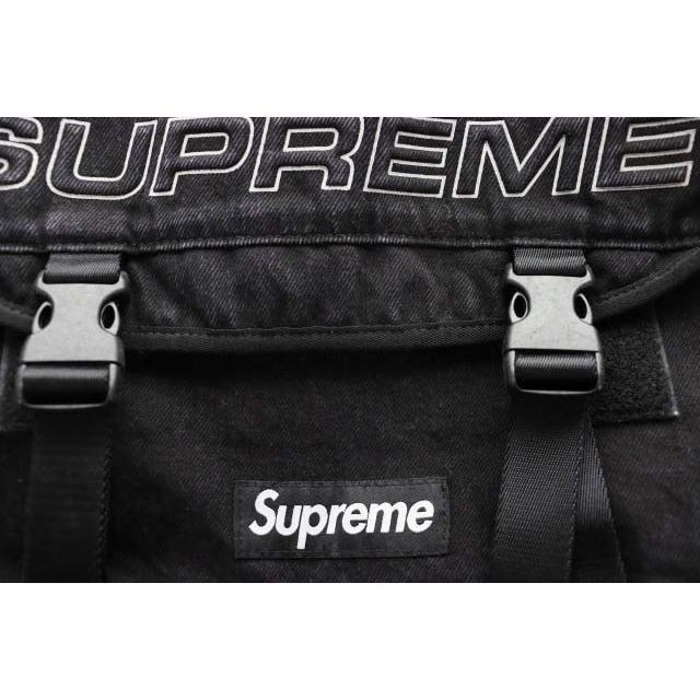Supreme（シュプリーム） SUPREME 25AW DENIM MESSENGER BAG BLACK