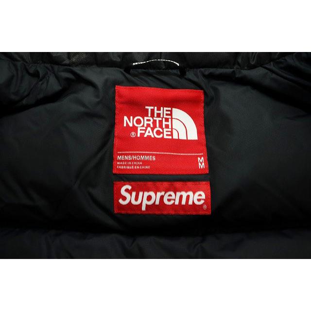 シュプリーム SUPREME 21AW BLEACHED DENIM PRINT NUPTSE JACKET M NF0A7WO8 ブリーチ デニム プリント ヌプシ ダウン ジャケット 260320の画像
