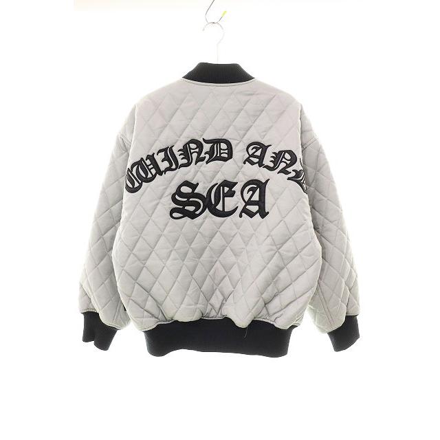 ウィンダンシー WIND AND SEA 25AW QUILTING MA-1 JACKET GREY S