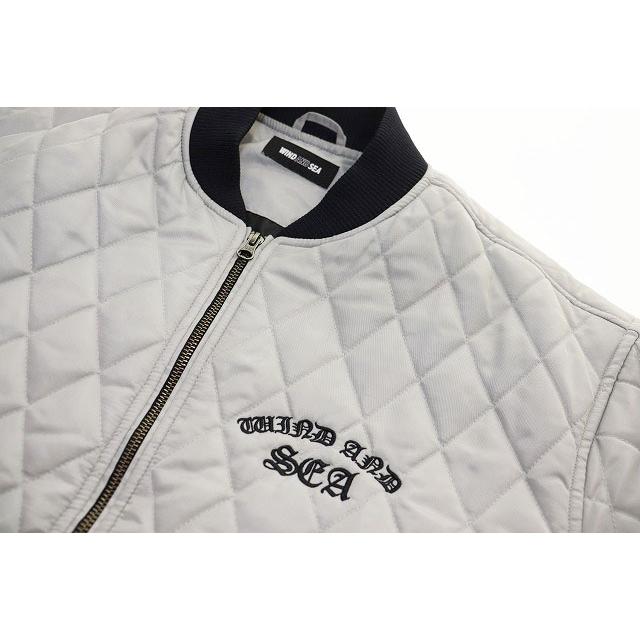 ウィンダンシー WIND AND SEA 25AW QUILTING MA-1 JACKET GREY S 