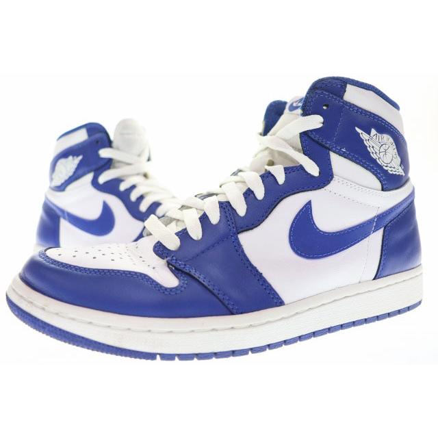 NIKE（ナイキ） NIKE AIR JORDAN 1 RETRO HIGH OG STORMBLUE 27cm 