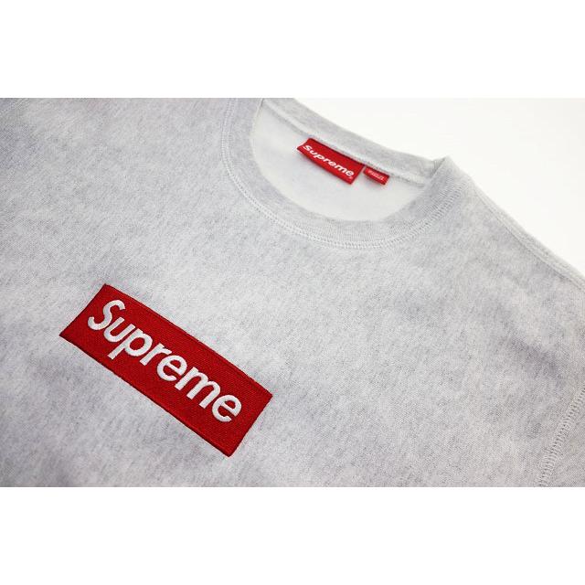 Supreme（シュプリーム） SUPREME 18AW BOX LOGO CREWNECK ASH GREY L 