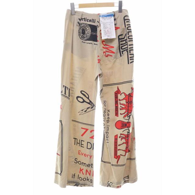 ミハラヤスヒロ MIHARA YASUHIRO FRARE PANTS BEIGE SIZE 38 B02PT123 