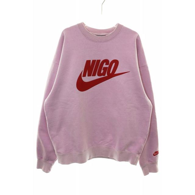 ヒューマンメイド HUMAN MADE NIGO × NIKE NRG CREW FLEECE PINK L