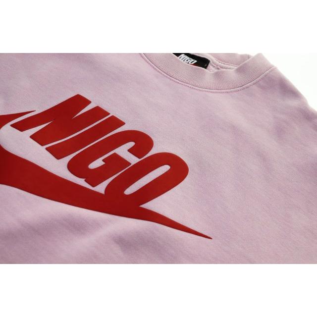 ヒューマンメイド HUMAN MADE NIGO × NIKE NRG CREW FLEECE PINK L 