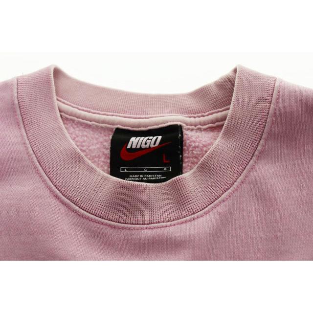 ヒューマンメイド HUMAN MADE NIGO × NIKE NRG CREW FLEECE PINK L 