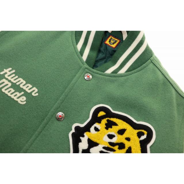 ヒューマンメイド HUMAN MADE 20AW VARSITY JACKET GREEN M バーシティ