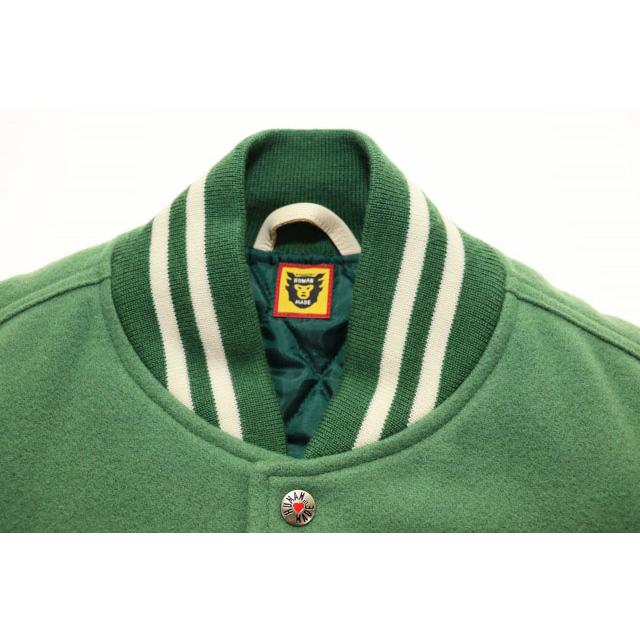 ヒューマンメイド HUMAN MADE 20AW VARSITY JACKET GREEN M バーシティ