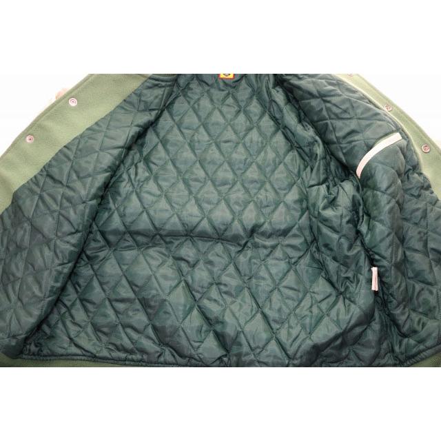 ヒューマンメイド HUMAN MADE 20AW VARSITY JACKET GREEN M バーシティ