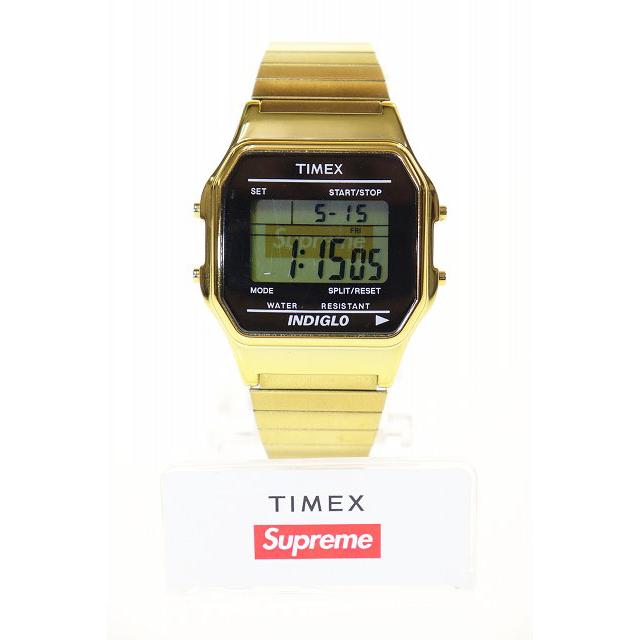 Supreme（シュプリーム） × TIMEX 19AW DIGITAL WATCH GOLD TW2U03300