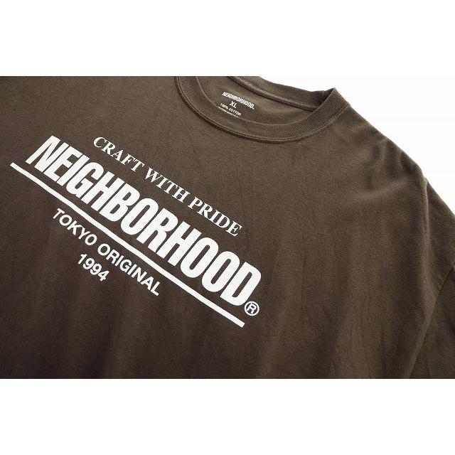 ネイバーフッド NEIGHBORHOOD NH . TEE SS-1 BROWN XL 252PCNHーST01