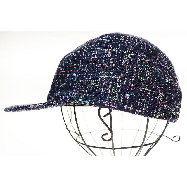 Supreme（シュプリーム） SUPREME 24AW DENIM BOUCLE CAMP CAP NAVY