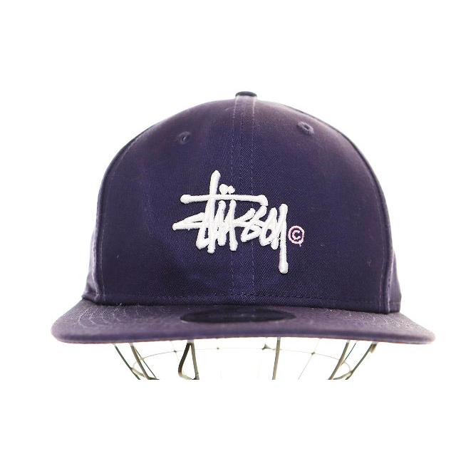 STUSSY（ステューシー） × NEWERA 9FIFTY CAP NAVY ニューエラ ロゴ