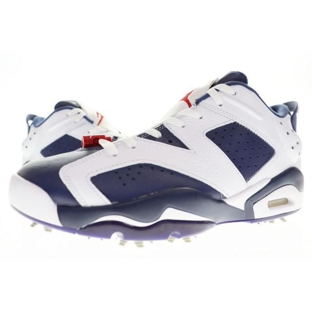 シューズ(男性用) Nike Air Jordan 6 Golf NIKE（ナイキ） NIKE AIR JORDAN 6 LOW GOLF OLYMPIC WHITE 27.5cm