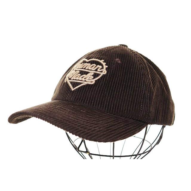 ヒューマンメイド HUMAN MADE 6PANEL CORDUROY CAP BROWN HM30GD071 