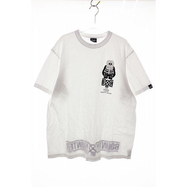 バウンティーハンター BOUNTY HUNTER SKULL-KUN TEE WHITE XL スカル 