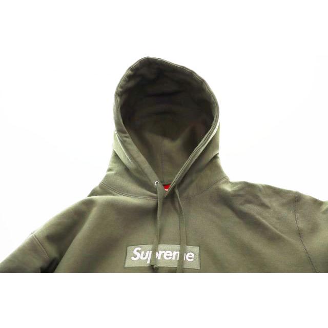 シュプリーム SUPREME 25AW BOX LOGO HOODED SWEATSHIRT M ボックス ロゴ フード スウェットシャツ パーカー ライトオリーブ ☆AA★260511_3