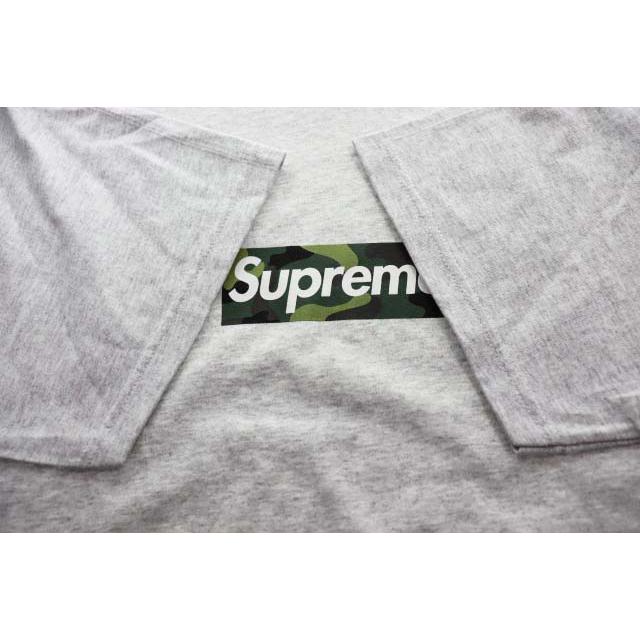 Box Supreme L 23AW Grey\" \"Ash Tee Logo Box Supreme トップス Logo Senikersku | FW23 Tee Grey Ash トップス
