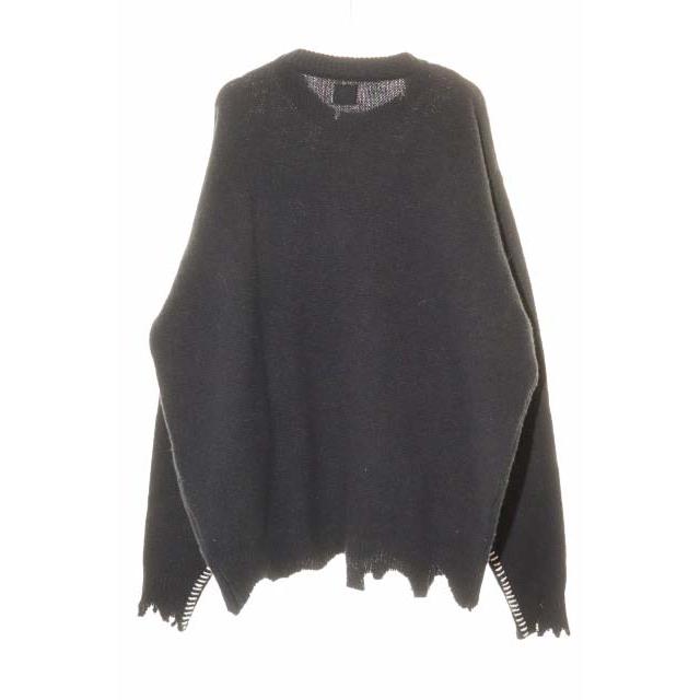 セントマイケル SAINTMICHAEL 22AW CLF KNIT MEN BLACK Lサイズ SM-A22