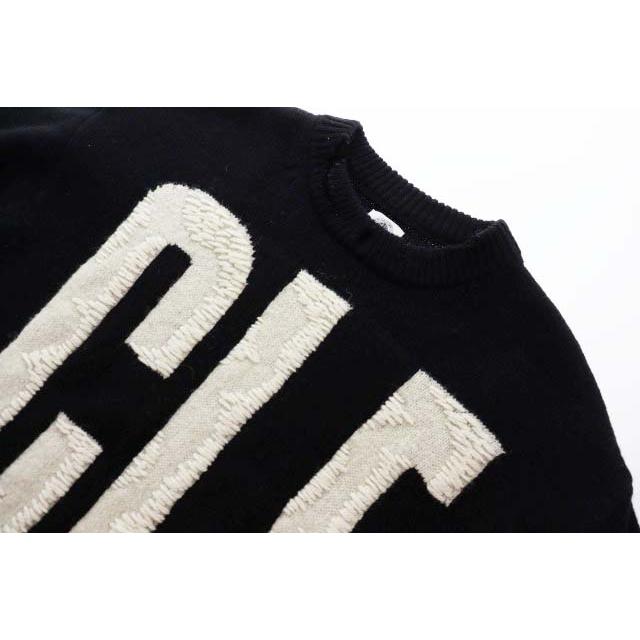 セントマイケル SAINTMICHAEL 22AW CLF KNIT MEN BLACK Lサイズ SM-A22
