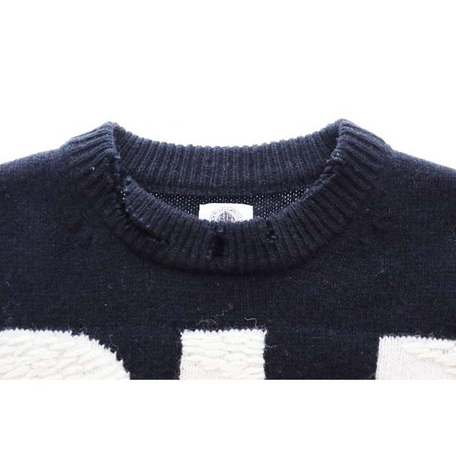 セントマイケル SAINTMICHAEL 22AW CLF KNIT MEN BLACK Lサイズ SM-A22