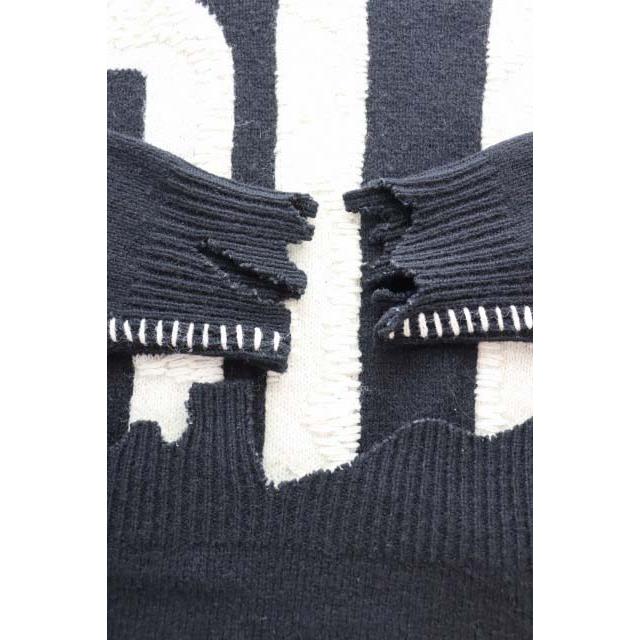 セントマイケル SAINTMICHAEL 22AW CLF KNIT MEN BLACK Lサイズ SM-A22
