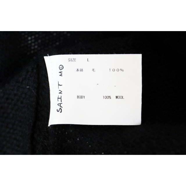 セントマイケル SAINTMICHAEL 22AW CLF KNIT MEN BLACK Lサイズ SM-A22