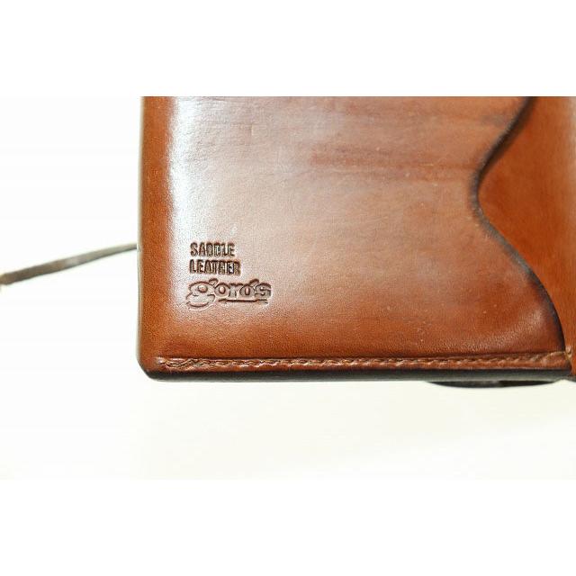 ゴローズSADDLE LEATHER GOROS 二つ折り財布 ゴローズ goro's レザー ウォレット 二つ折り 財布 コンチョカスタム