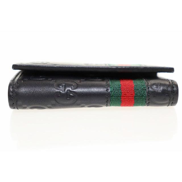 GUCCI（グッチ） キーケース 6連 GGシマ レザー シェリーライン