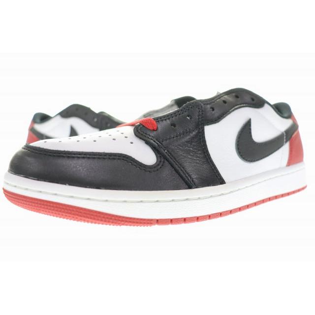 NIKE（ナイキ） NIKE AIR JORDAN 1 RETRO LOW OG BLACK TOE RED 28.5cm 