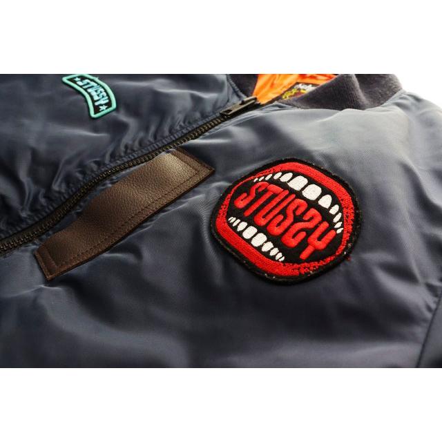 ショット SCHOTT STUSSY ワッペン MA-1 フライトジャケット ショット SCHOTT × STUSSY STUSSYGEAR MA-1 XL 3132075 ステューシー