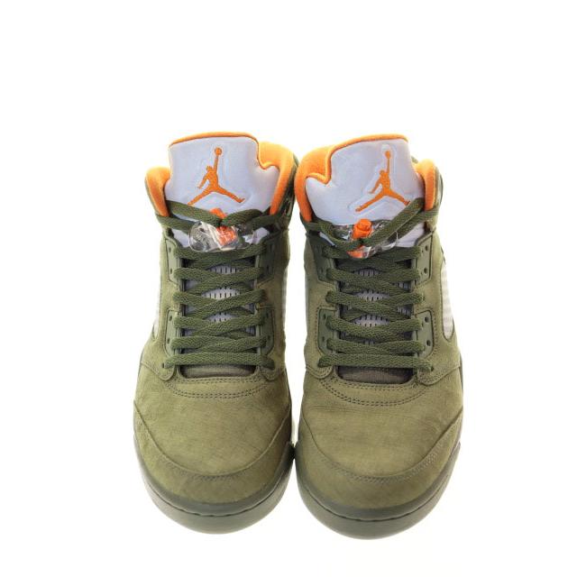 NIKE（ナイキ） NIKE AIR JORDAN 5 RETRO ARMY OLIVE SOLAR ORANGE