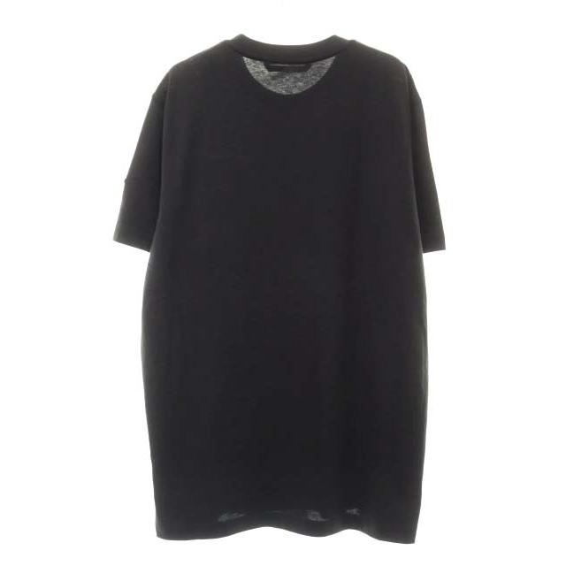 MONCLER（モンクレール） ロゴ プリント コットン Tシャツ ブラック 黒 