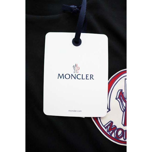 MONCLER（モンクレール） ロゴ プリント コットン Tシャツ ブラック 黒 