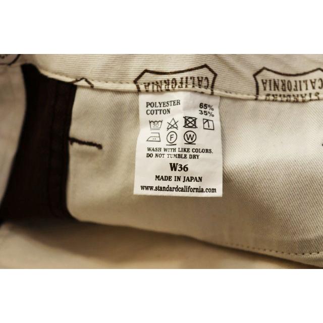 スタンダード カリフォルニア STANDARD CALIFORNIA CHINO PANTS BROWN