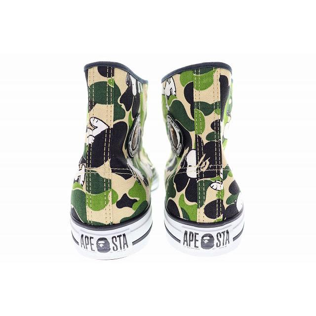 アベイシングエイプ A BATHING APE 稀少 1st Camo APESTA HI 2014 27.5cm PEANUTS SNOOPY エイプスタ ハイ スニーカー スヌーピー ▲■2605の画像