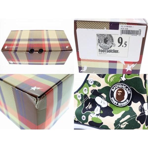 アベイシングエイプ A BATHING APE 稀少 1st Camo APESTA HI 2014 27.5cm PEANUTS SNOOPY エイプスタ ハイ スニーカー スヌーピー ▲■2605の画像