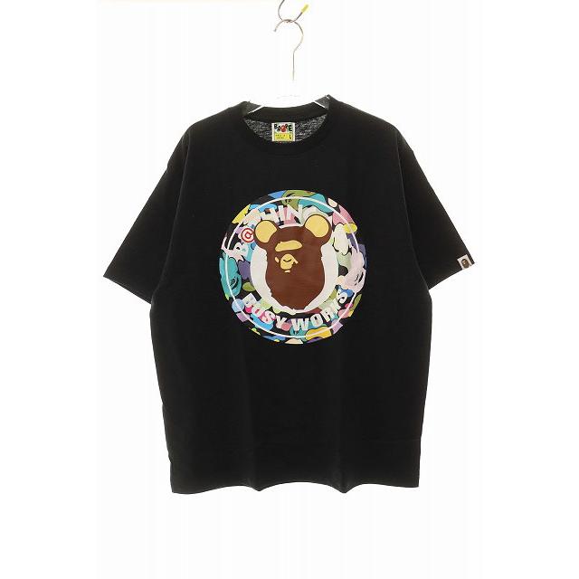 A BATHING APE（アベイシングエイプ） サークルロゴ マルチカモ T