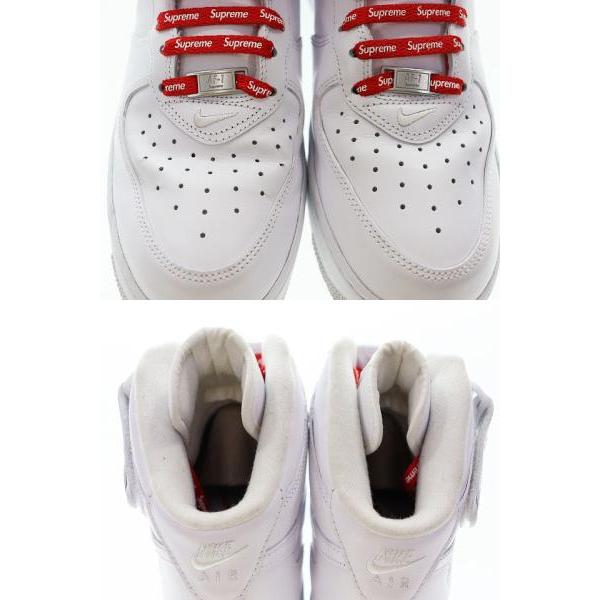NIKE（ナイキ） × SUPREME AIR FORCE 1 MID SP WHITE 27.5cm FZ8784