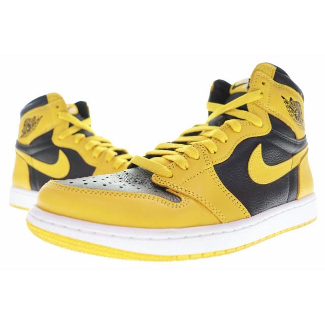 Nike Air Jordan 1 レトロOG パラン　黒/黄色/極美品 NIKE（ナイキ） NIKE AIR JORDAN 1 RETRO HIGH OG POLLEN 555088-701